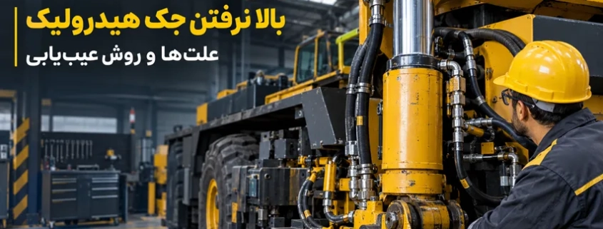 بالا نرفتن جک هیدرولیک