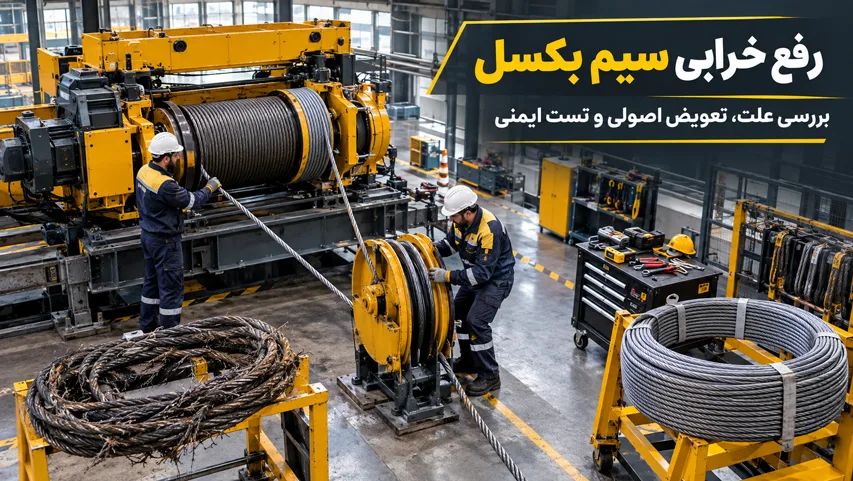 تعمیر پارگی سیم بکسل